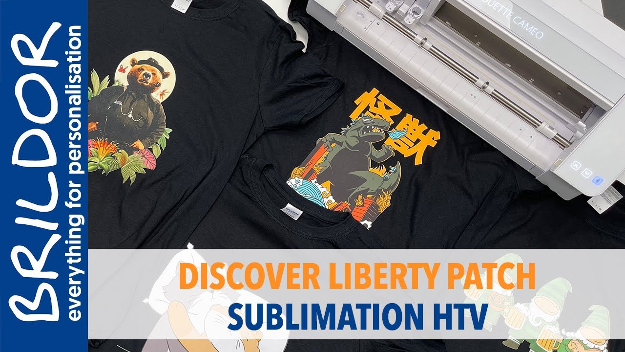 SUBLIMATION ON COTTON WITH LIBERTY PATCH VINYL