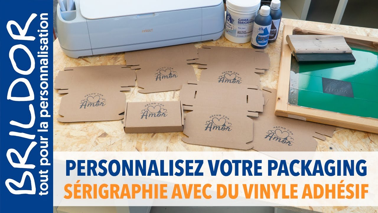 DIY : EMBALLAGE PERSONNALISÉ – VINYLE ET SÉRIGRAPHIE