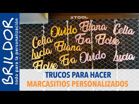 CÓMO HACER MARCASITIOS personalizados: tipografías y cómo unir letras para corte láser