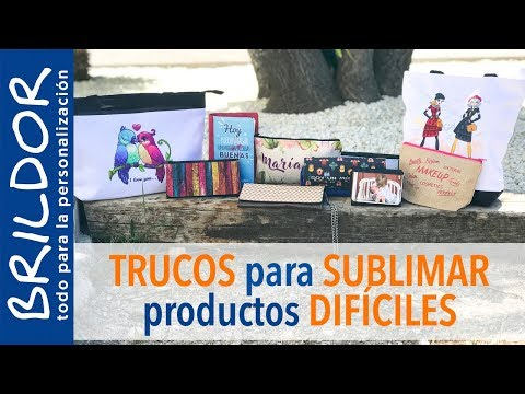 TIPS y TRUCOS para SUBLIMAR productos difíciles de estampar