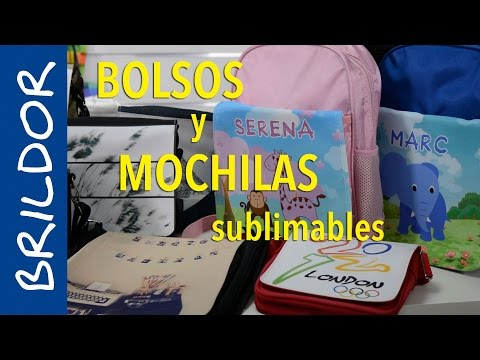 Cómo sublimar bolsos y mochilas