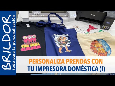 IMPRESIÓN TEXTIL con Impresora DOMÉSTICA (I) - papel TRANSFER Inkjet