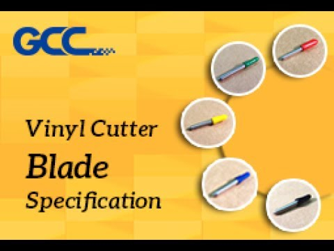 GCC---Vinyl Cutter Blade Specification
