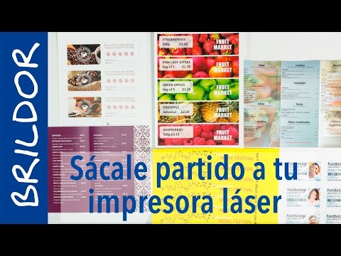 Imprime láminas plásticas con tu impresora láser