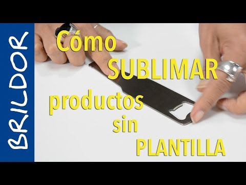 Cómo sublimar productos sin plantilla