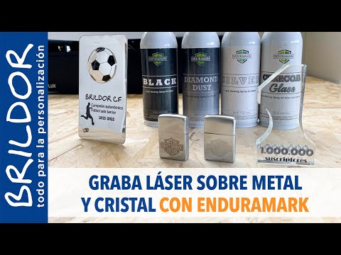 CÓMO GRABAR METAL Y CRISTAL CON TU LÁSER Y ENDURAMARK