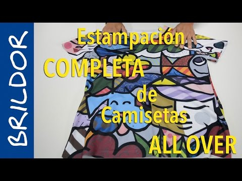 Estampación completa de camisetas All Over por SUBLIMACIÓN