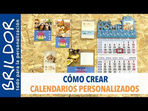 Cómo crear CALENDARIOS PERSONALIZADOS FÁCIL: Sublimación, vinilo...