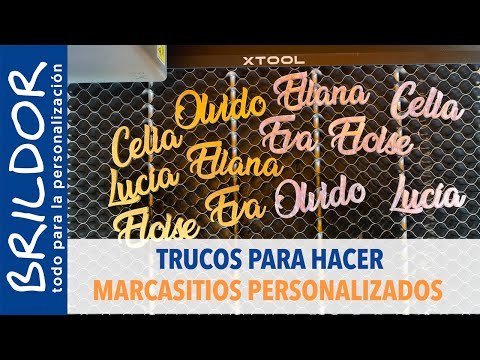 CÓMO HACER MARCASITIOS personalizados: tipografías y cómo unir letras para corte láser