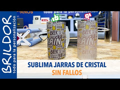 ¿Cómo lograr una sublimación PERFECTA en tazas y jarras de cristal?