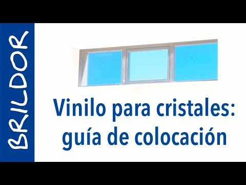 Vinilo para cristales: instrucciones de aplicación