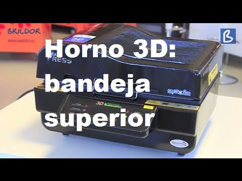 Horno para sublimación 3D: bandeja superior de vacío