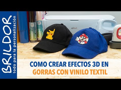 Aprende a crear un EFECTO 3D en GORRAS con VINILO TEXTIL 