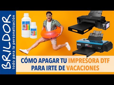 Cómo dejar PARADA tu IMPRESORA DTF para irte de VACACIONES ✈️ ⛱️