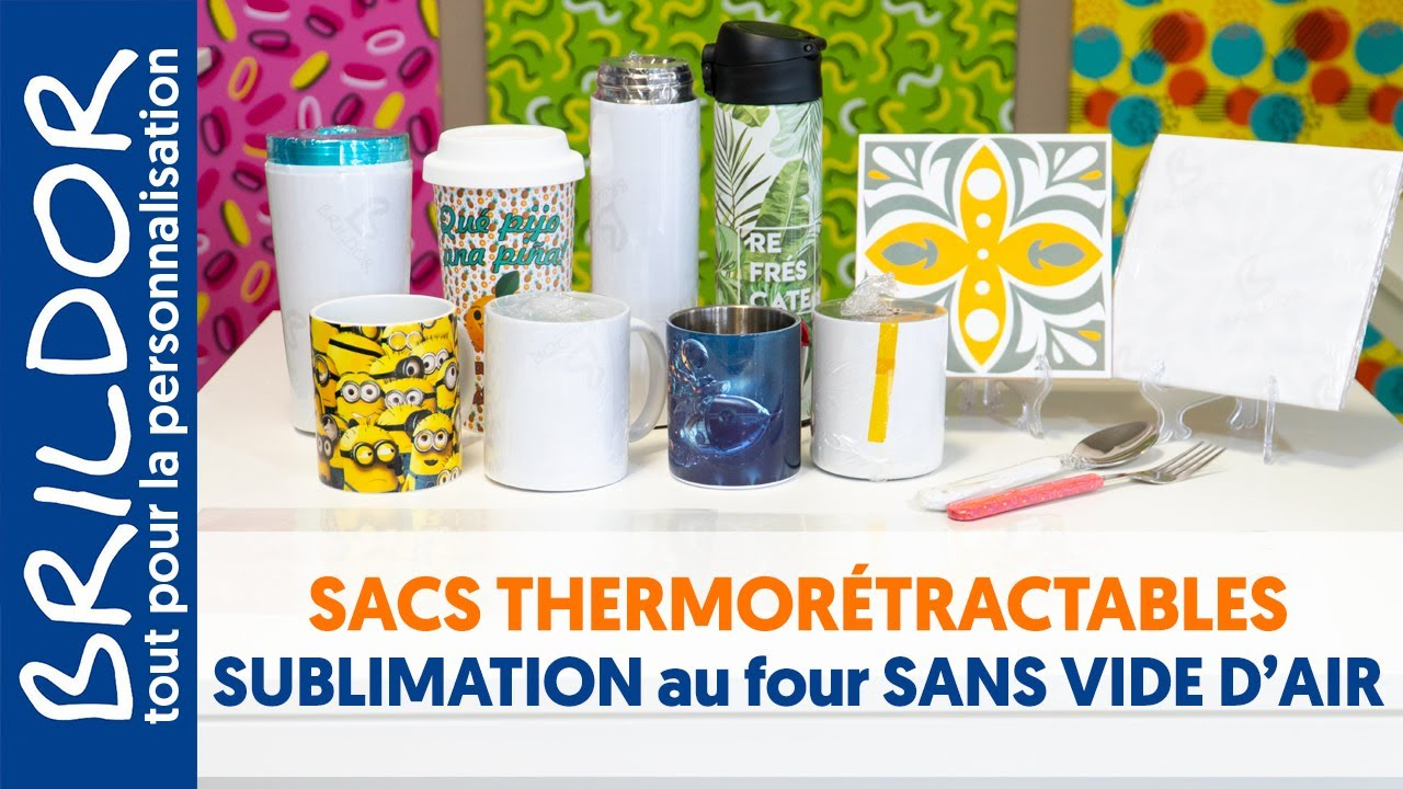 SUBLIMATION AU FOUR SANS VIDE D’AIR AVEC DES SACS THERMORÉTRACTABLES