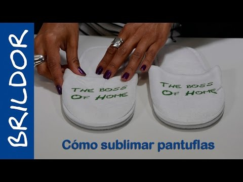 Cómo sublimar pantuflas