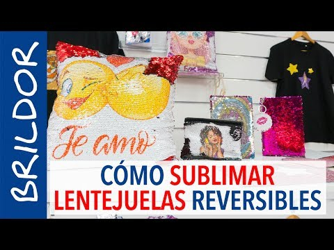 Cómo sublimar lentejuelas reversibles