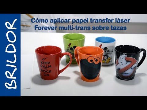 Cómo aplicar sobre tazas