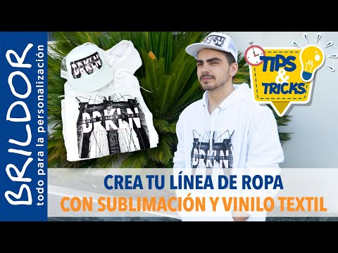 CREA tu LÍNEA DE ROPA con Sublimación y Vinilo Textil