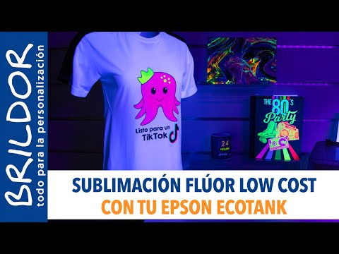 SUBLIMACIÓN FLUORESCENTE en A3 y A4 con EPSON ECOTANK