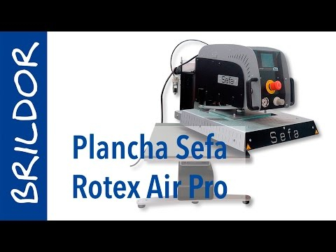 PLANCHA TRANSFER SEFA Rotex Air Pro de 40x50 NEUMÁTICA Y GIRATORIA