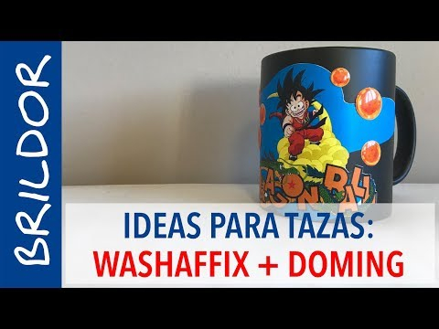 Ideas para tazas 3: decora TAZAS NEGRAS con tu IMPRESORA Láser + DOMING