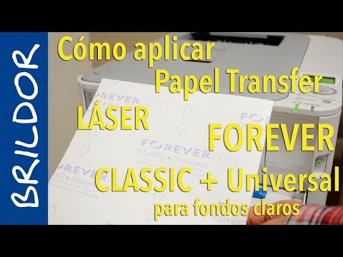 Papel transfer Láser Forever Classic+Universal para fondos claros