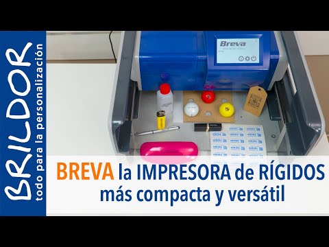 BREVA: la IMPRESORA para RÍGIDOS más compacta y versátil