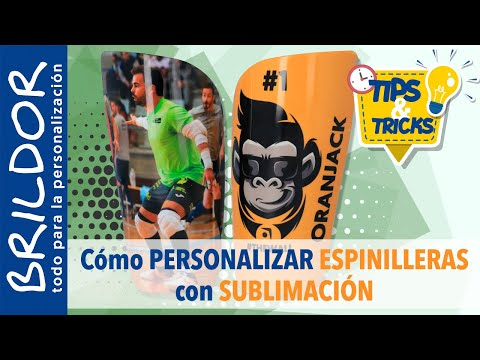 Cómo personalizar espinilleras con sublimación 