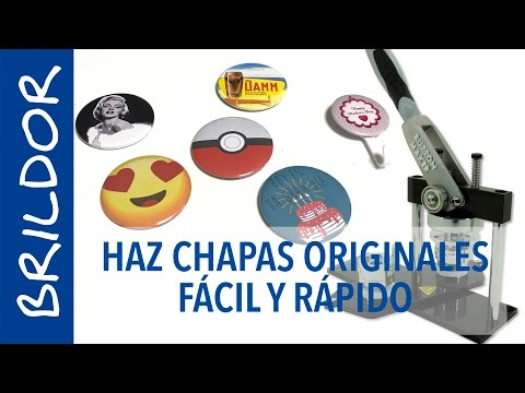 Molde máquina de hacer chapas micro 58 mm Chapa Shop Enterprise Badges