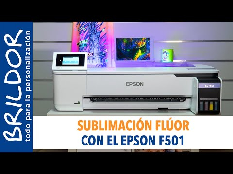 SUBLIMACIÓN FLÚOR/NEÓN CON EPSON F501