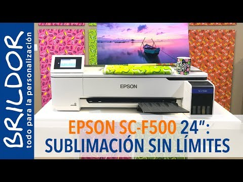 EPSON SC-F500: Sublimación sin límites