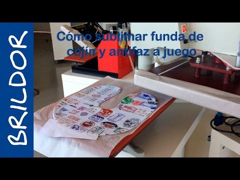 Cómo sublimar cojín de cuello y antifaz a juego 