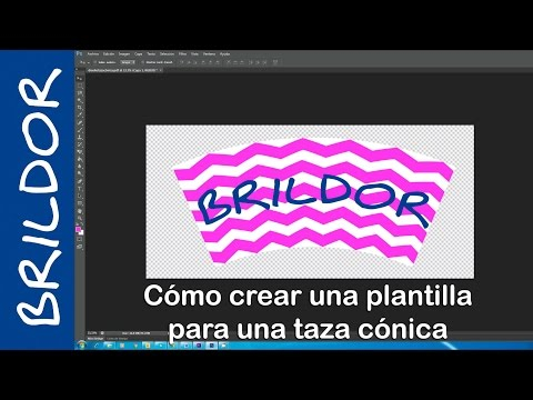 ¿Cómo hacer una plantilla para una taza cónica?