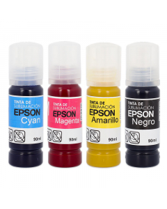 Sublimation Ink Bottles - Epson - 90ml - CMYK inks