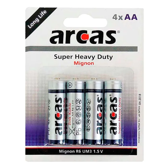 Pilas AA - Pack 4 uds