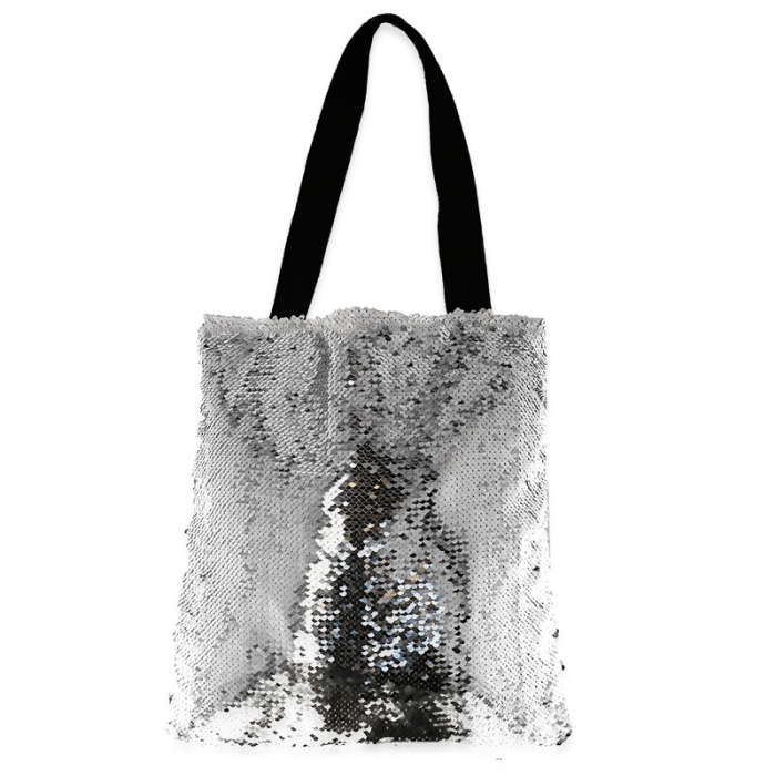 Bolsas de tela con lentejuela reversible sublimable Bolsas de tela con lentejuela reversible sublimable