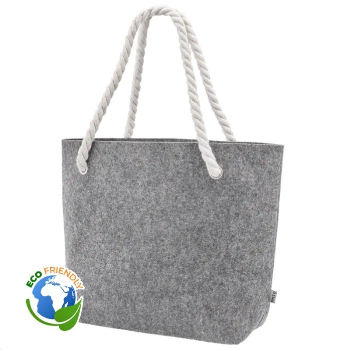 Bolsas fieltro reciclado sublimable con asas cordón BRILDOR ®