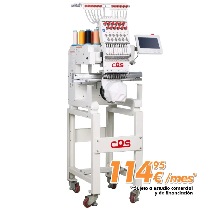 Máquina de bordar COS W-1201 12 agujas cabeza BRILDOR ®