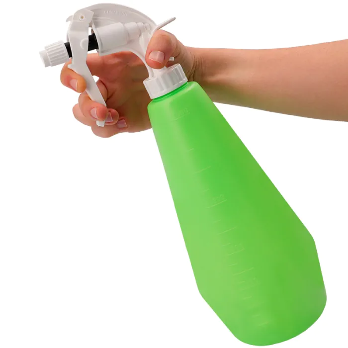 Botella con pulverizador de 1L - Mango ergonómico