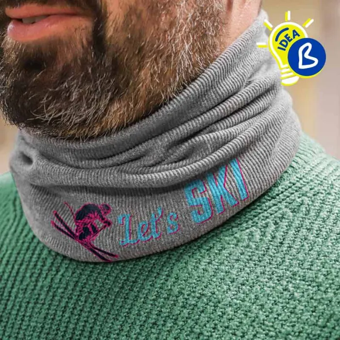 Sublimable Porduroy Neck Gaiters - Customisation example