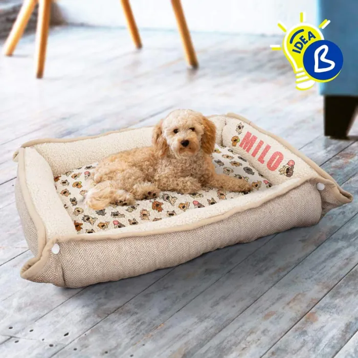 Camas de mascota acolchadas con cojín sublimable BRILDOR ®