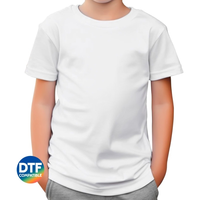 Camisetas para niños tacto algodón 190g sublimables