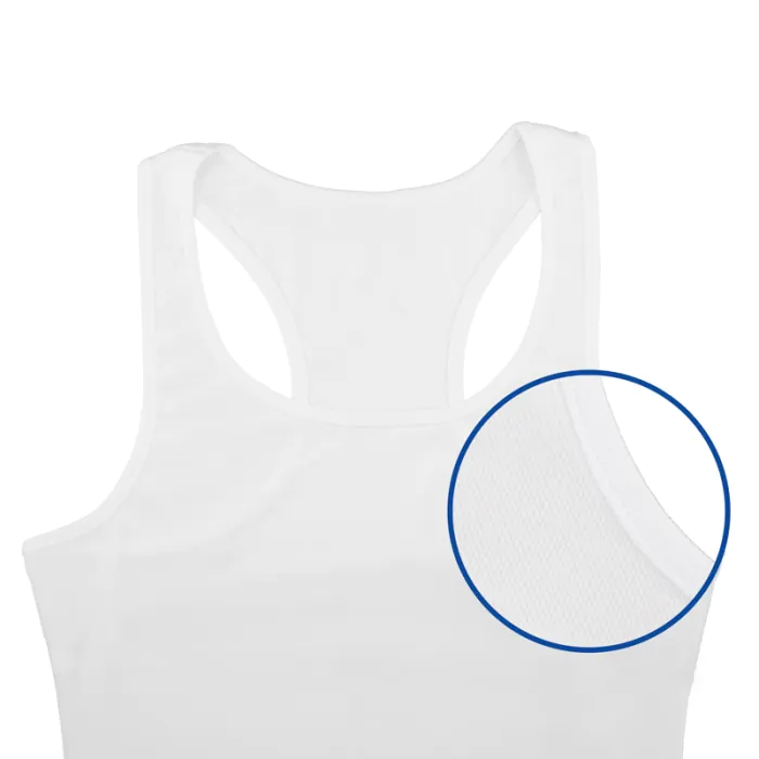 Sublimatable Women's Technical Tank Tops 140g - Pique and armhole fabric