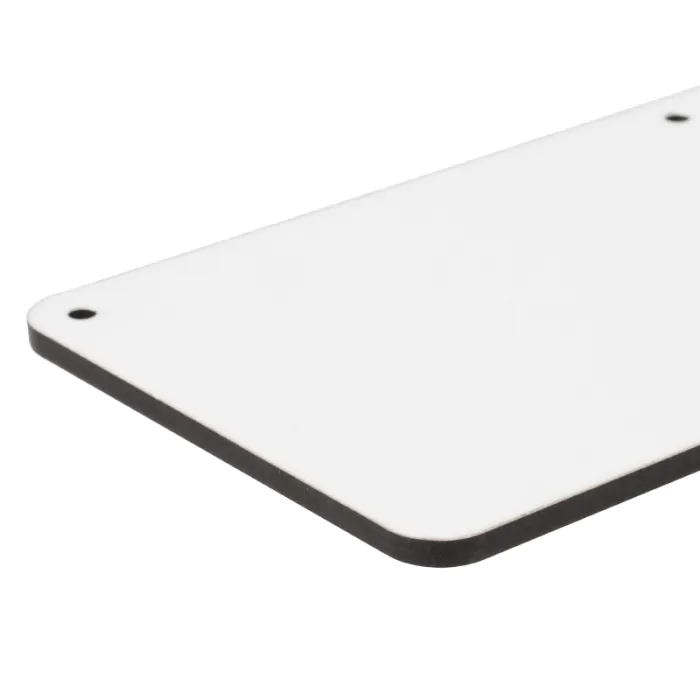 Detalle del grosor del cartel abierto/cerrado sublimable