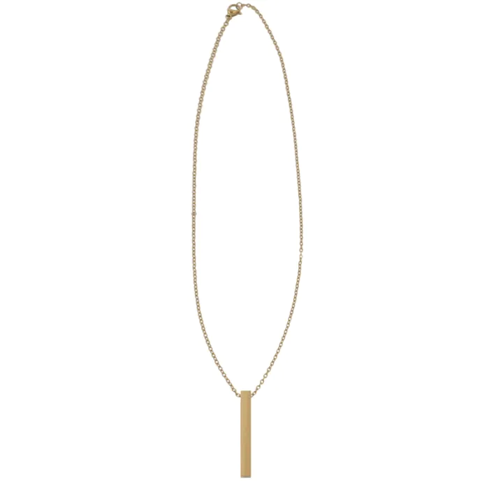 Collier Rectangles Zircons Or - L'Atelier d'Amaya