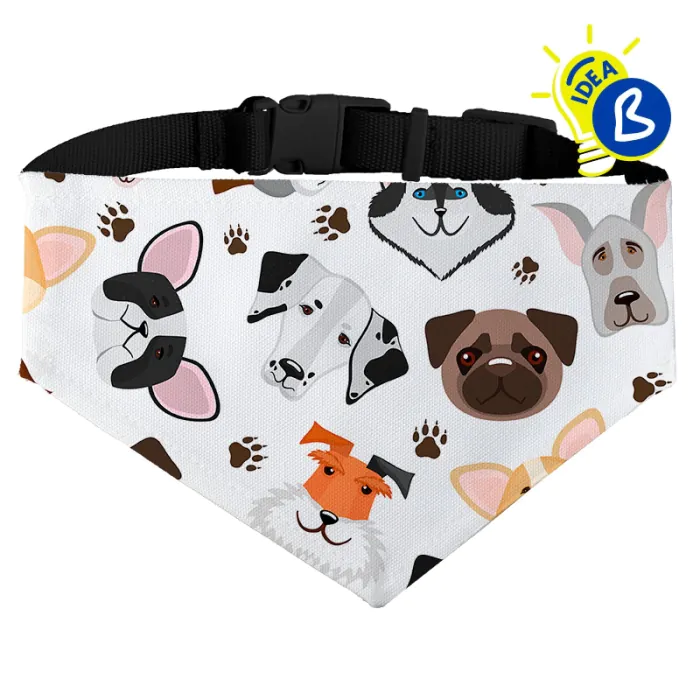 Collares para mascotas con pañuelo - Ejemplo de personalización