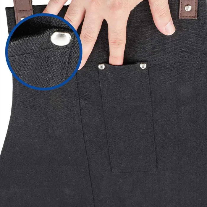 Delantal para barbacoa sublimable - Bolsillo en el peto