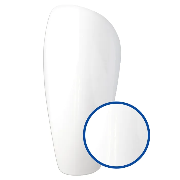 Espinilleras De Fútbol Para Sublimación - 2 Pares Blancas, Con Almohadilla De EVA Para Protección Y Confort