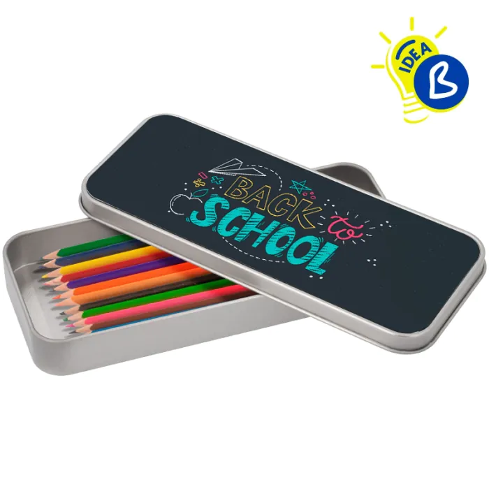 Ejemplo de personalización y uso del estuche de metal con su lámina sublimable